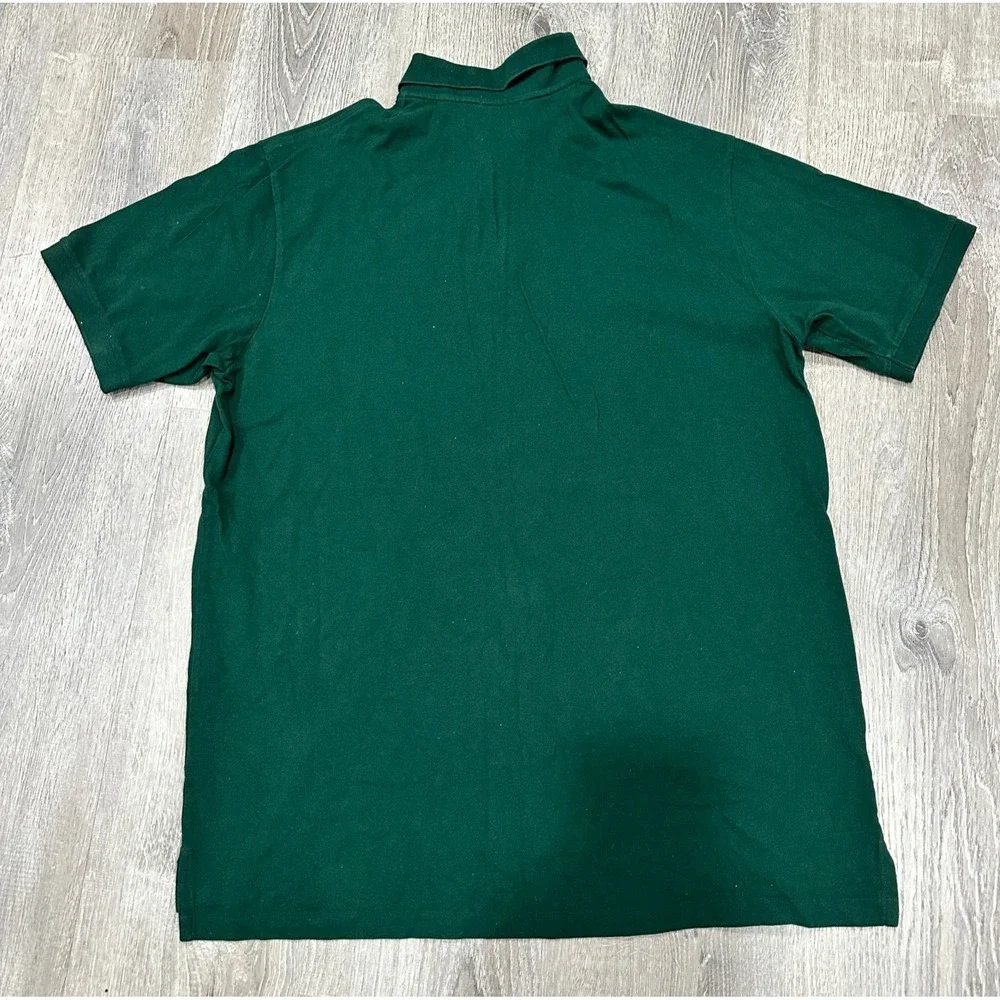 Polo Ralph‎ Lauren Polo Shirt Men's 2XLT Green Breathable Red Pony Casual Shirt